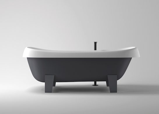 Agape, Pear Cut, grey, bathtub, patricia-urquiola