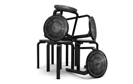 Artek, Finnish design, Alvar Aalto, stools, children's seating, seating, classroom seating, limited edition