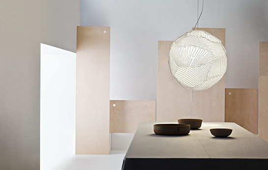 lighting, Foscarini, Planet, suspension lamp, pendant lamp, lightweight lamp, fabric lamp, Changedesign
