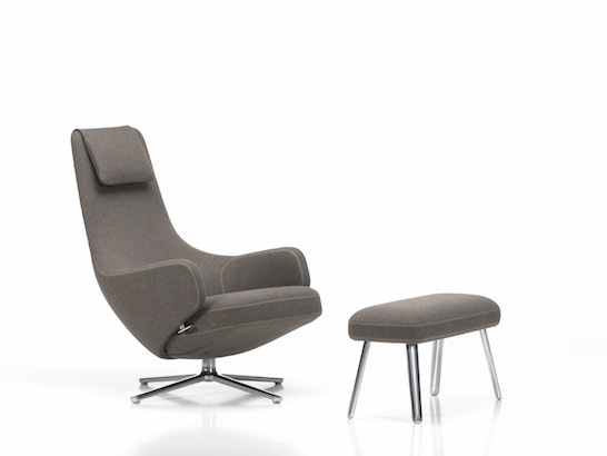 Grand Repos by Antonio Citterio for Vitra Antonio Citterio, Vitra, Repos, Grand Repos, ottoman, footrest, lounge chair, contract, biomechanical design