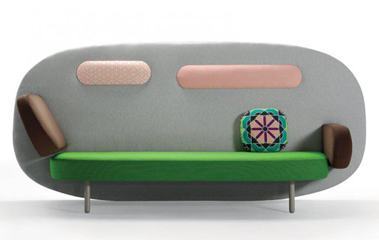 Sancal, Float, Karim Rashid, Color blocking, contract. furniture, upholstery, seating, textiles, casegoods, office,
