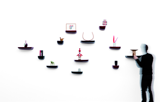 Ronan & Erwan Bouroullec, Vitra, Corniches, shelving, storage, home decor, residential,