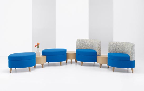 modular seating, Leaf, David Dahl, modular benches, modular tables, healthcare, kids furniture, kids seating, Bariatric seating, Leaflette, Arcadia