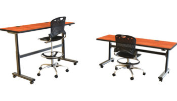 Height-Adjustable Sit/Stand Flipper Tables by MooreCo
