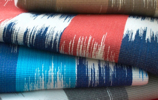 Inspired by Uzbekistan: Outdoor Ikats by Beacon Hill