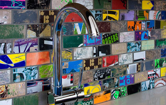 Imagine Tile, Ceramic Skate Tile Collection, Art of Board, tiles, digitally printed tiles,