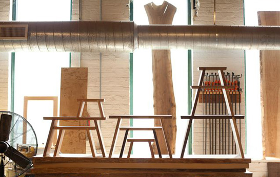 Inspired by Japanese Bathhouses: Nesting Stepstools by Jessica Wickham