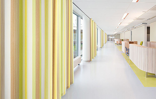 fabric, healthcare, privacy curtain, Vescom,