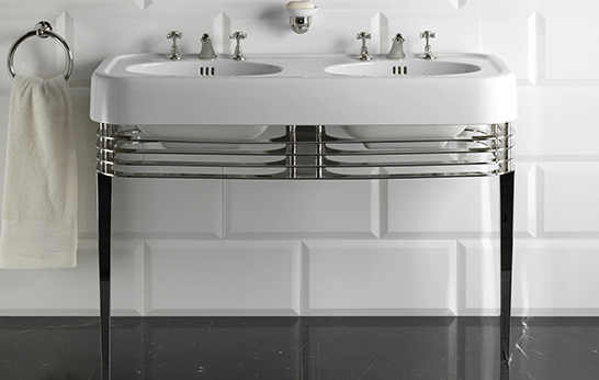 Devon & Devon, Wide Blues, sink console, sink unit, freestanding sink, basin,