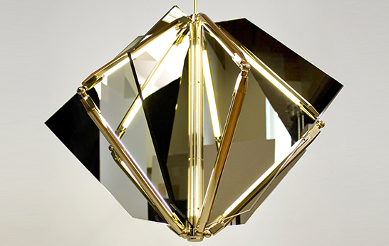 Bec Brittain, lighting, ICFF 2013, SHY light, Maxhedron, E.R. Butler & Co, New York,