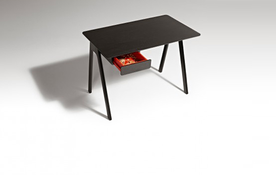 desk, education, Stash, Blu Dot, wooden desk,