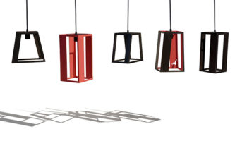 Think Lanterns and Collage Tables by Think Fabricate