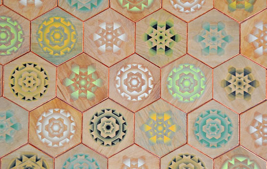 Tiles, Charlotte Wagemaker, Spain, Mediterranean, North Africa, Islamic tiles, FM Milano, DesignTaleStudio, Sina Pearson Textiles, Moorish, Wolf-Gordon, Porada,