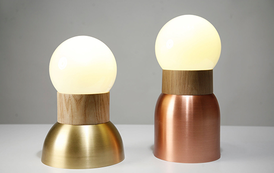 Tel Aviv, Israel, lighting, Wedding lamps, lighting, bedside lamp, copper, brass, glass, wood, table lamp,