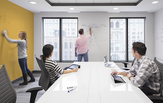 IdeaPaint Clear, IdeaPaint, surfaces, flooring, walls, ceilings, office