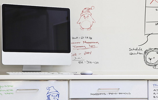 IdeaPaint, IdeaPaint Powder, metal surfaces, whiteboard, dry erase surface, office, classroom,