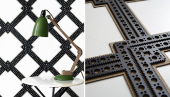 Layered Leather Tiles by Genevieve Bennett for Spinneybeck