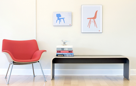 The Minimalist Bench by Dario Antonioni for Botanist