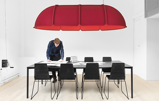 ateljé Lyktan, Hood lamp, modular lighting system, Form Us With Love, Swedish design, office, lighting, pendant lamp,