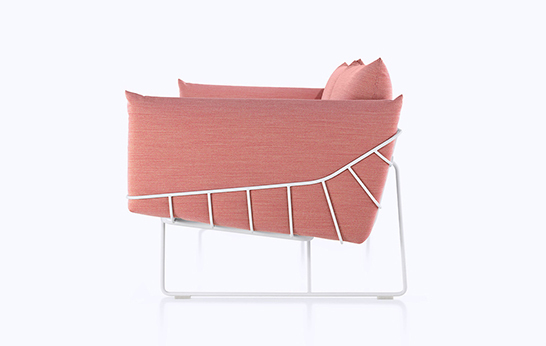 residential, hospitality, luxury, Herman Miller, Sam Hecht, Kim Colin, Industrial Facility, sofa, Wireframe Sofa Group,