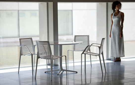 The Chipman Collection, Landscape Forms, outdoor, table, chairs, furniture, Robert Chipman,