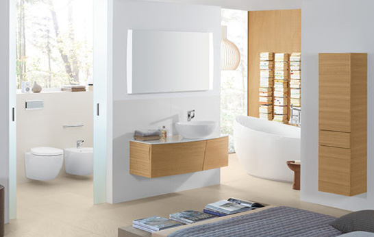 Avio New Generation, Villeroy & Boch, Sebastian Conran, bathroom collection, vanities, bath, washbasin, mirror,