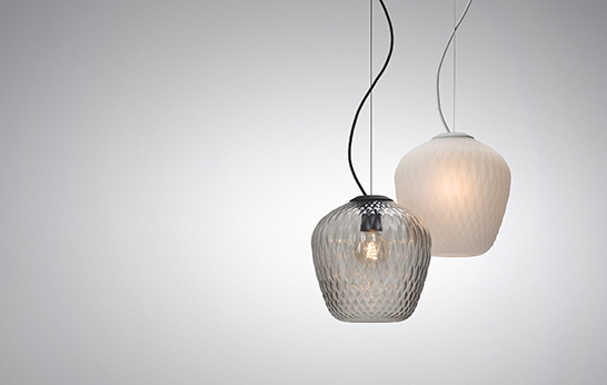 lighting, pendant lamp, lighting, blown glass, Samuel Wilkinson, Blown, &tradition, Maison & Objet, 2013,