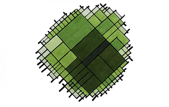 surfaces, flooring, rug, carpet, area rug, luxury, wool, Nepal, Nodus, Matali Crasset, Microcosm,