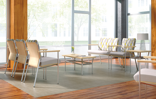 Sleek Healthcare Seating: Trace by Wieland