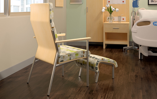 Sleek Healthcare Seating: Trace Metal by Wieland Sleek Healthcare Seating: Trace by Wieland