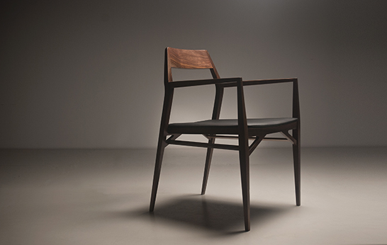 seating, armchair, Branca Lisboa, Aya, walnut, beech,