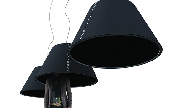 Eco felt, Recycled, Stal Collectief, BuzziShade, BuzziSpace, BuzziFelt, lamp, acoustic, contract, office, meeting space, pendant lamp,