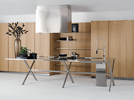Elmar Cucine, kitchen island system, Ludovica+Roberto Palomba, Isola Cross,