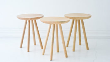 Maru stool by Leif.designpark for Camome Built by Daniel