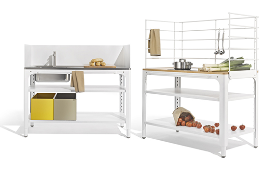Modular and Mobile: Kitchen Trend Modular and Mobile_Kitchen Trend_Concept Kitche by Kilian Schindler for n by Naber