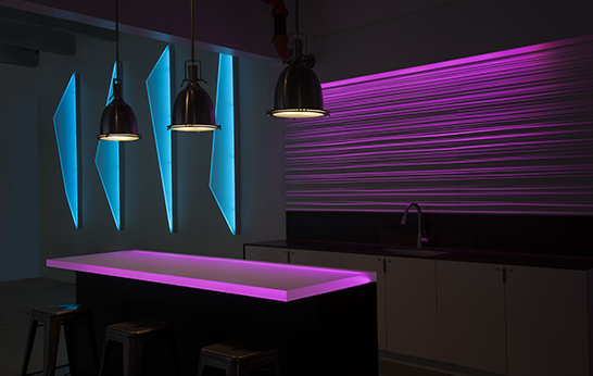 3form, lighting, architectural lighting, RGB Components, RGB Lighting Technology,