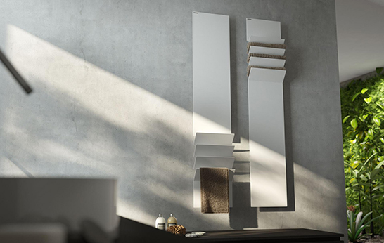 bathroom, mirror, storage, heated towel rail, radiator, trend,
