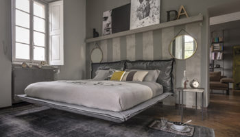 Auto-reverse Dream bed by Giuseppe Viganò for Arketipo Firenze