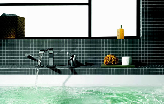 faucets, Dornbracht, IMO, Sieger Design, chrome,