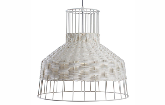 woven, rattan, steel frame, Laika, Blu Dot, ceiling lamps,