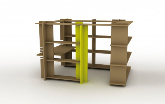 desk, play area, play, shelves, storage, plywood, Martí Guixé, Magis, MeToo, My First Office,