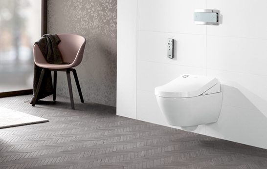bidet, WC, toilet seat, bathroom, sanitary ware, sanitary ceramics, Villeroy & Boch, Vi Clean U,