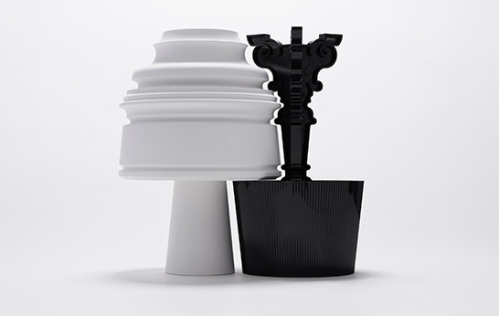 Bourgie, Kartell, table lamps, lighting, ten year anniversary, plastic, Italian design, Ferruccio Laviani, Paris,
