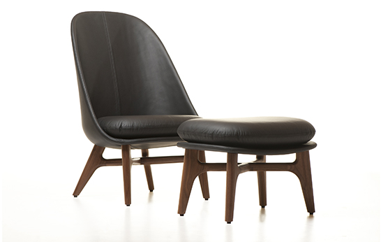 New Furniture by Neri & Hu and De La Espada Solo Lounge Chair and Ottoman by NeriandHu_De La Espada