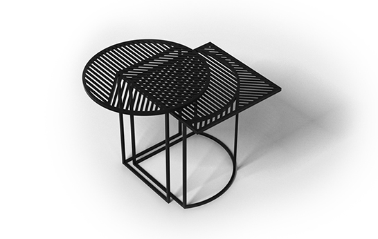Black Out: Color Trend ISO-A and ISO-B, tables by Pool for Petite Friture_