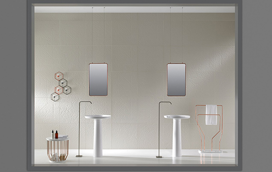 Ibani, bathroom, washbasins, storage, mirrors, Arik Levy, Salone del Mobile 2014, Bowl, Fluid,