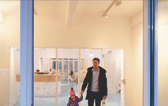 Erco Lights Up a Re-Fitted Pediatric Practice