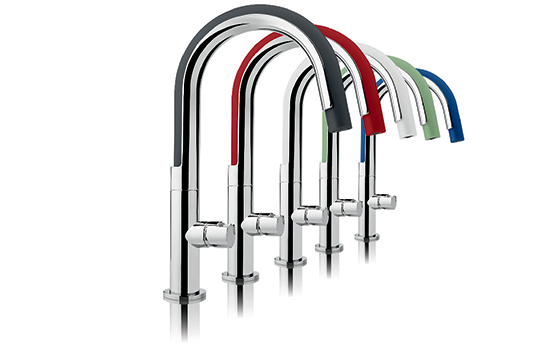 Flexi Faucets: Kitchen Trend Mamoli Cook faucet by Sovrappensiero Design Studio