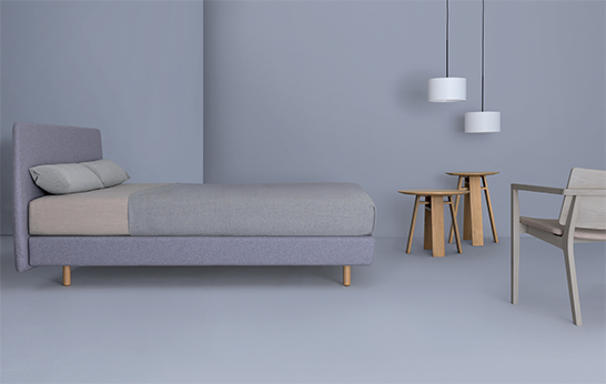 Miut Bed by Julia Fellner for Zeitraum Miut Box Spring bed by Zeitraum_5