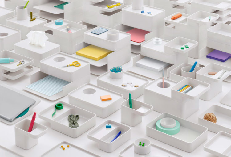 desktop accessories, storage, office, Herman Miller, Formwork, Industial Facility, Sam Hecht and Kim Colin,